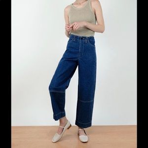 Micaela Greg Seamed Jeans in Indigo.